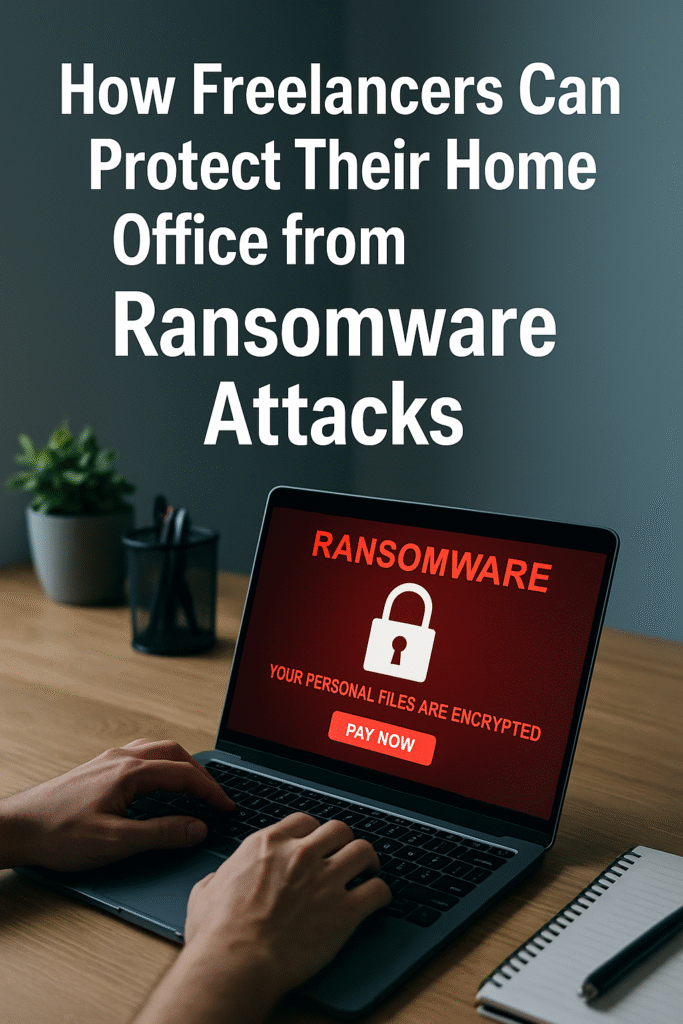 how freelancers can protect their home office from ransomware attacks