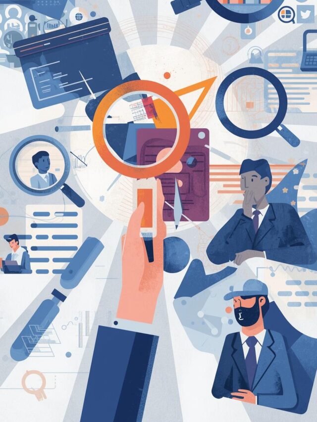 Poster image highlighting LinkedIn job scams in 2025 with warning icons, fake job alerts, and a call to protect yourself from online fraud.