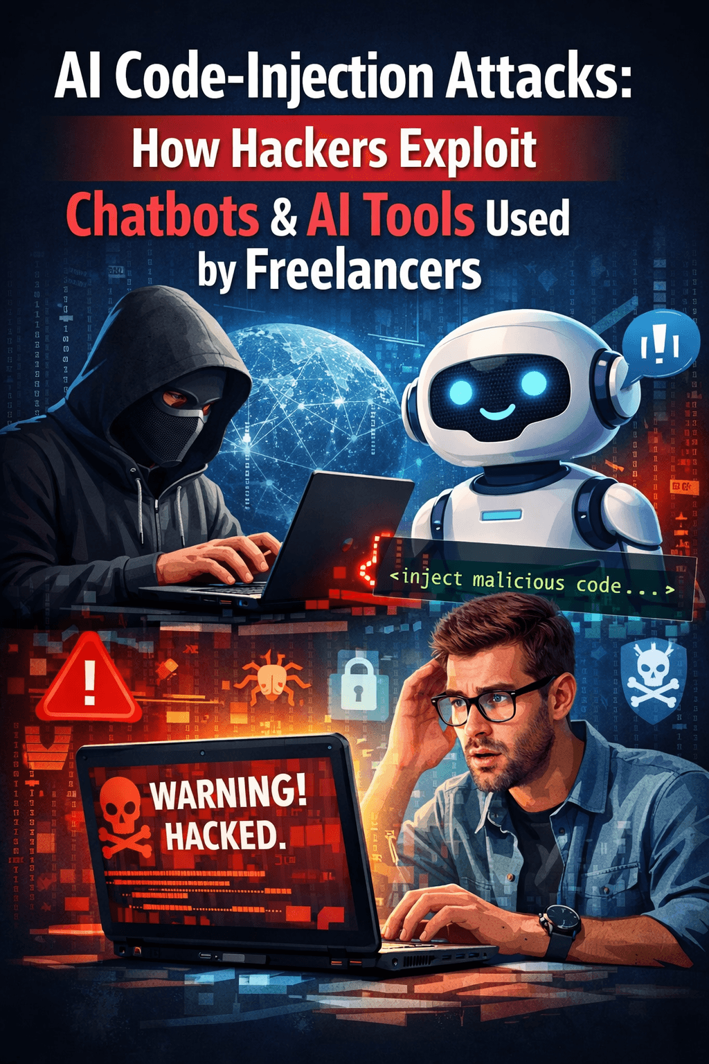 AI Code-Injection Attacks in Chatbots Used by Freelancers (2025)